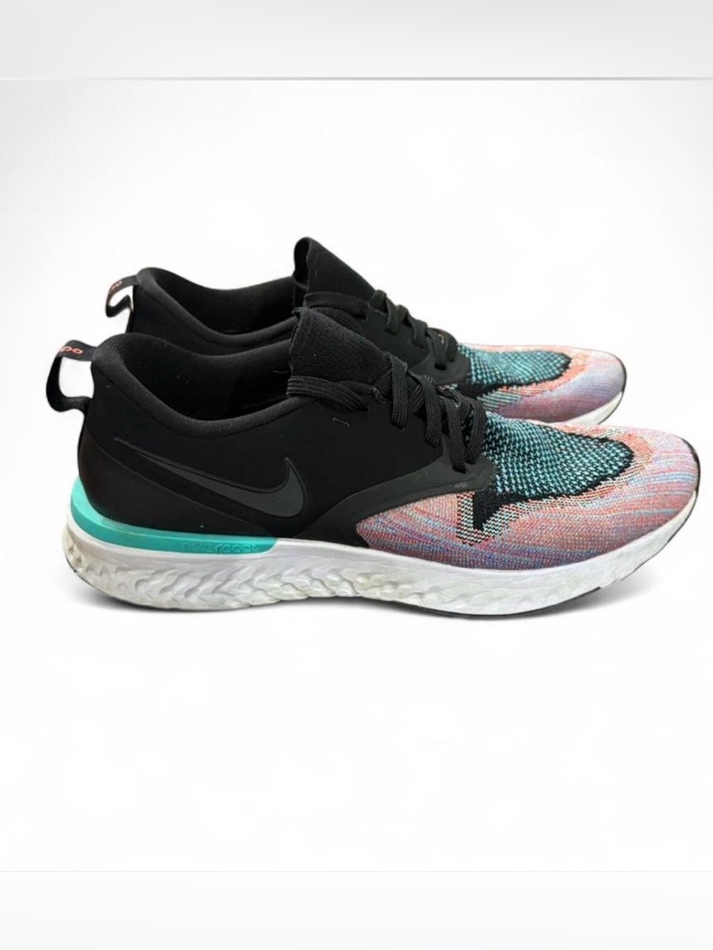 Nike Odyssey React Flyknit 2 Women’s Size 10 Lace Up Sneakers AH1016-003